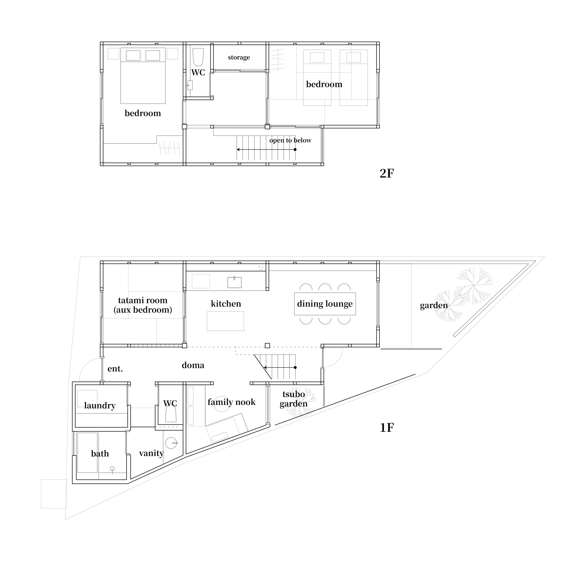 Floor plan of the Tomori House